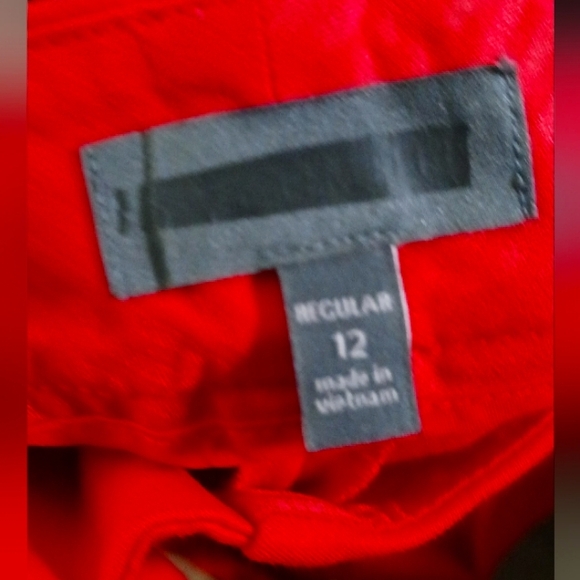 Orange trousers sz 12 - Picture 3 of 3